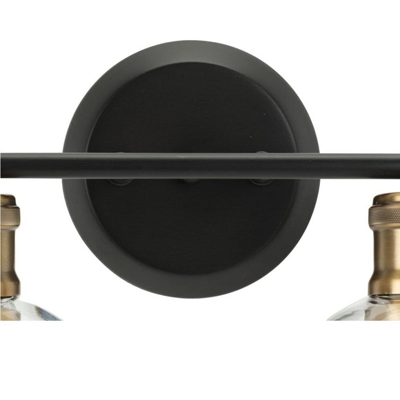 Progress Lighting | NIB Hansford Antique Bronze 2-Light Clear Glass Vanity Light - Picture 8 of 10